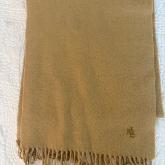 ralph lauren 100 lambswool scarf made in england - Picture 6 of 6